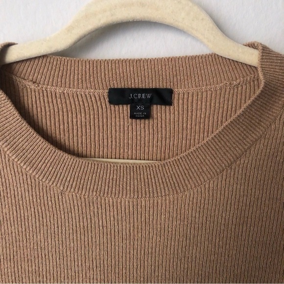 J.Crew Merino Wool Blend Crewneck Sweater in Camel Size XS - Picture 2 of 11
